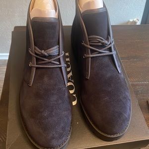 Men’s Coach suede boots